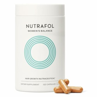 Suplemento Nutrafol Women's Balance para el crecimiento del cabello.